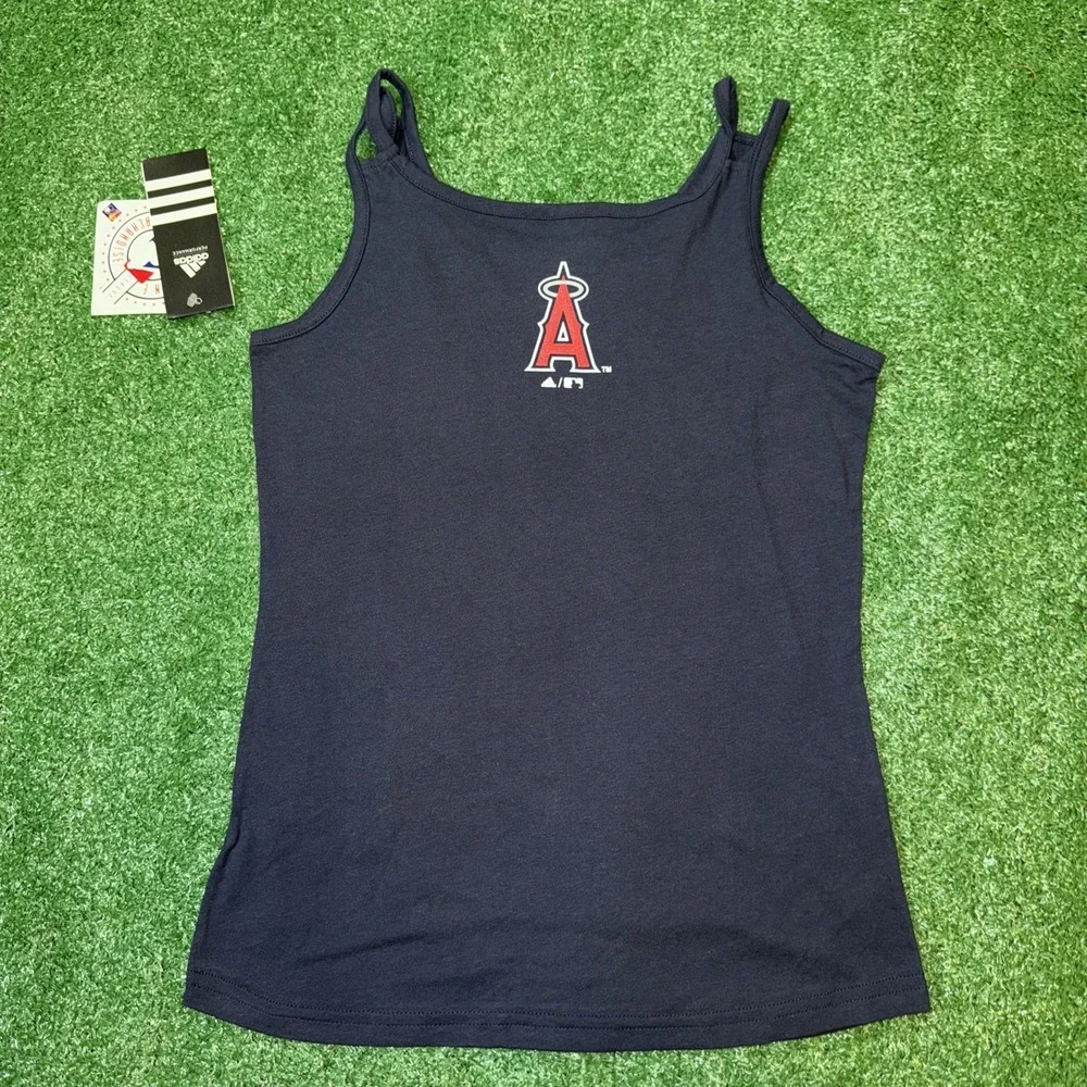 Adidas Los‎ Angeles Angels Youth Girls Wild Pitch Tunic Tank Top Medium10/12 NWT